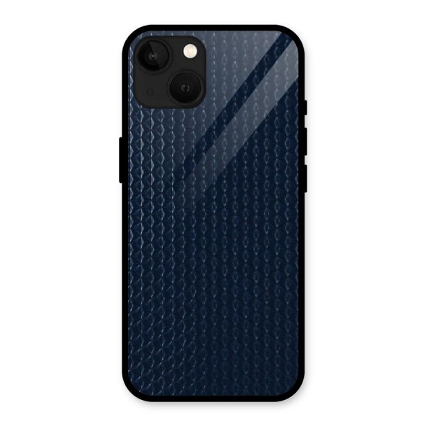 Blue Pattern Glass Back Case for iPhone 13